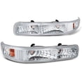 thumbnail image 1 of Spec-D Tuning 2LB-SIV99-RS Chevy Silverado 1500 2500 3500 Ls Lt, Tahoe Ls Lt Suburban Bumper Lights Chrome, 1 of 2