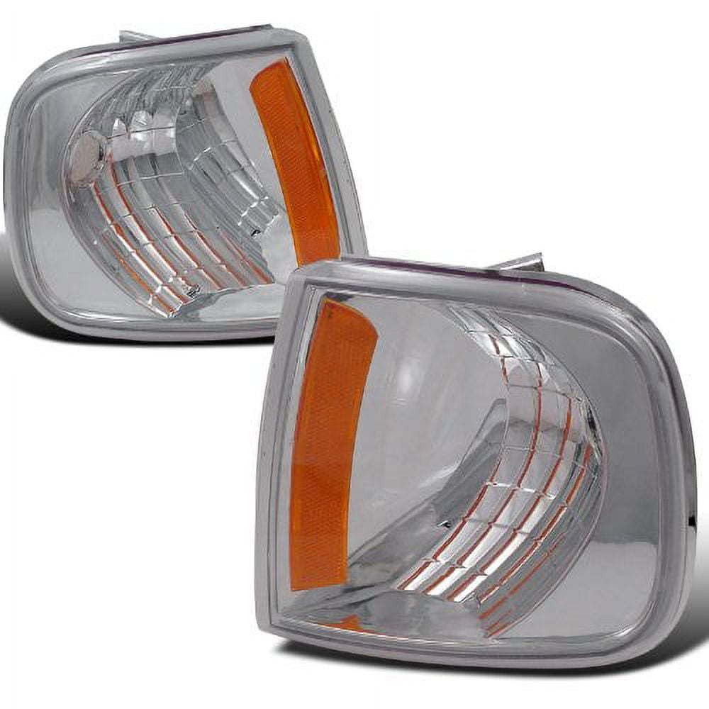 Spec-D Tuning 2LC-F15097-RS Ford F150 Xl Xlt/ Expedition Xlt Corner Signal Lights Chrome
