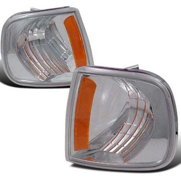 Spec-D Tuning 2LC-F15097-RS Ford F150 Xl Xlt/ Expedition Xlt Corner Signal Lights Chrome