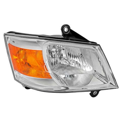 Spec-D Tuning 2LH-CAR08-R-RS - Passenger Side Euro Headlight With Clear Lens