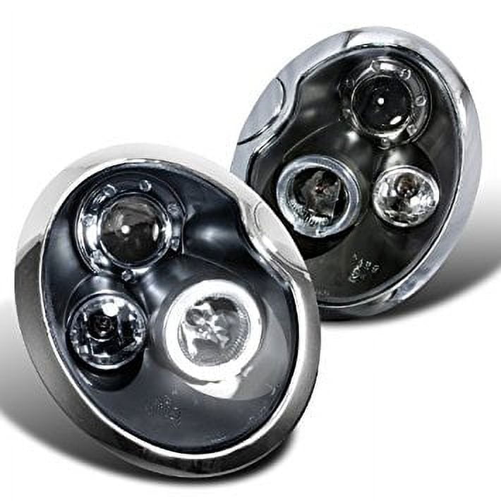 Spec-D Tuning 2LHP-MINI01JM-TM Mini Cooper Base/S Black Halo Projector Headlights
