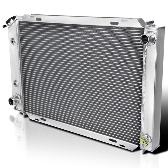 Spec-D Tuning 3 Core Manual Transmission Aluminum Cooling Radiator Compatible with 1979-1993 Ford Mustang