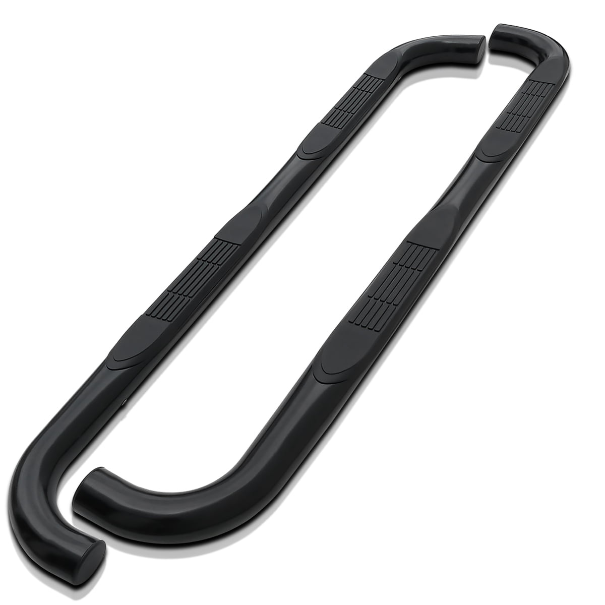 SpecD Tuning 3" Side Step Rails Nerf Bars Running Board Black