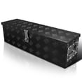 thumbnail image 1 of Spec-D Tuning 31" Heavy Duty Black Aluminum Tool Box Truck Pickup Underbody Storage + Handles, 1 of 7