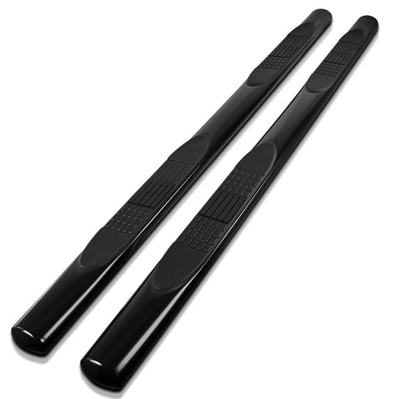 Spec-D Tuning 4" Black Oval Side Step Bars Running Boards Compatible with Chevy Tahoe GMC Yukon 4Dr Escalade 2000-2017