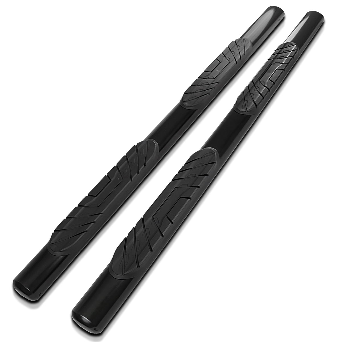 Stehlen Rock Slider Side Step Nerf Bars - Textured Black, Fits 2019-2021 Chevy Silverado/GMC Sierra 1500/2500/3500 Crew Cab