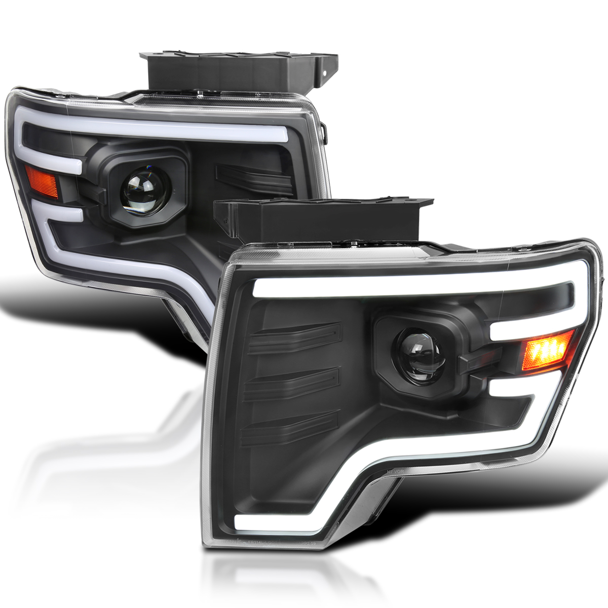 Spec-D Tuning 5009JMSQRS Projector Headlights, Matte Black - Walmart.com