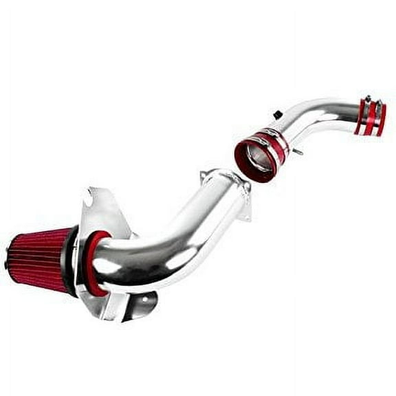 Spec-D Tuning AFC-MST94V6RD-AY Ford Mustang Base 3.8L V6 2Dr Cold Air Intake Red Fan Filter