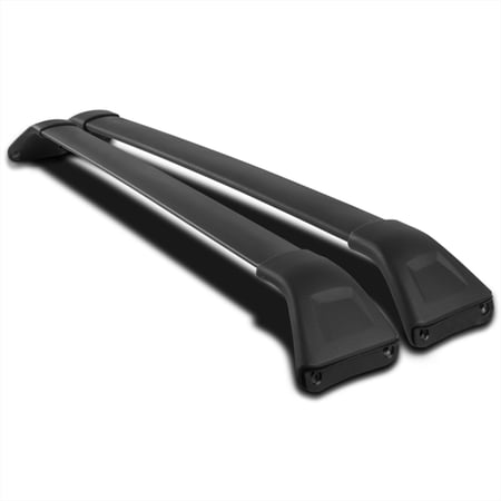 Spec-D Tuning Aluminum Baggage Cargo Rail Black Cross Bar Roof Rack Compatible with Mazda Cx5 2017-2023
