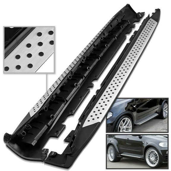 Spec-D Tuning Aluminum Side Step Bars Running Boards Compatible with 2007-2013 BMW E70 X5