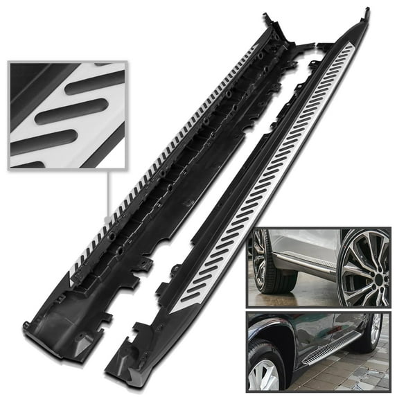 Spec-D Tuning Aluminum Side Step Nerf Bars Running Boards Pedal Compatible with BMW F15 X5 2014-2018