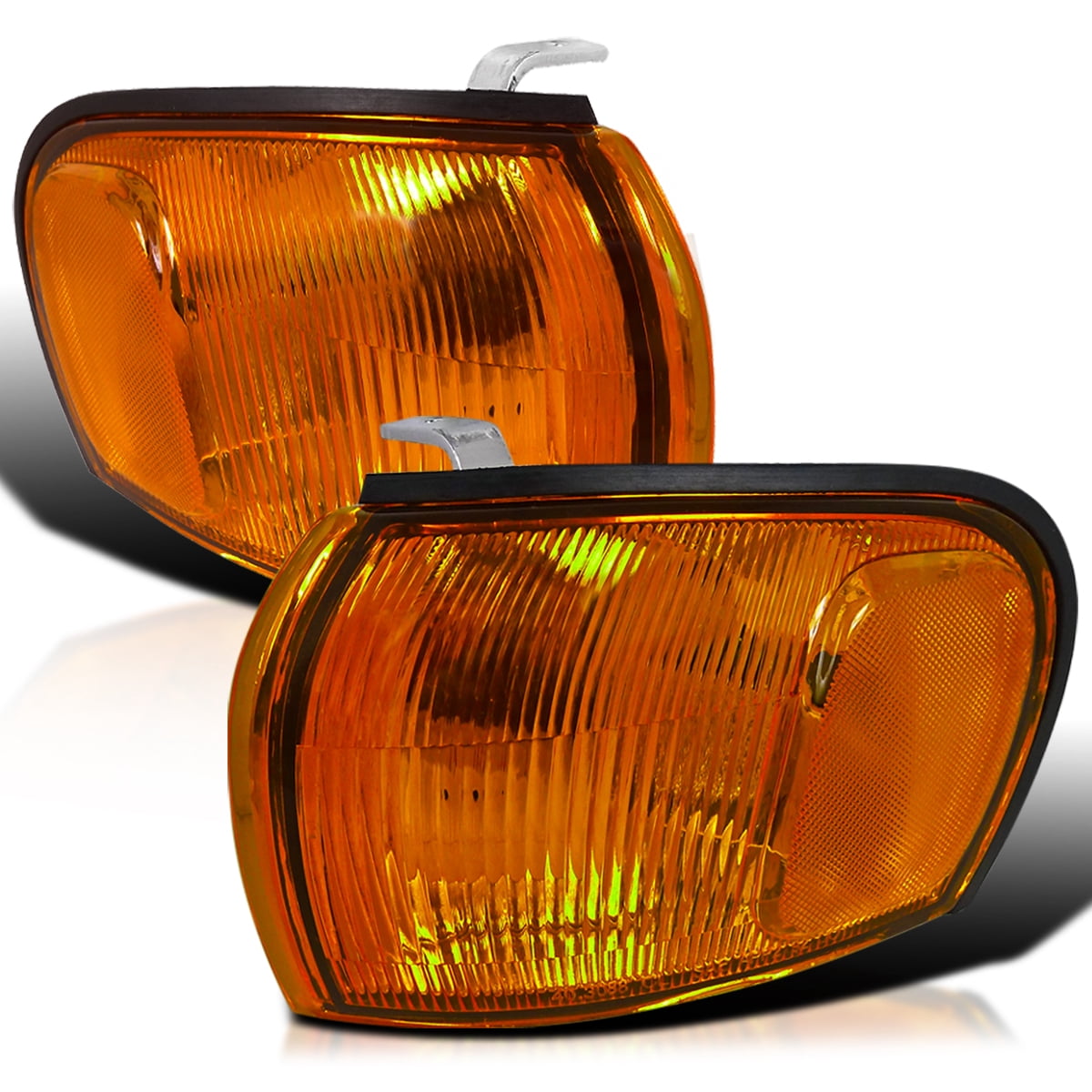 Spec-D Tuning Amber Lens Corner Lights Compatible with 1995-2001 Subaru Impreza L+R Pair Assembly