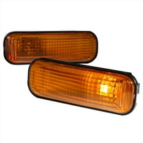 Spec-D Tuning Amber Lens Front Side Marker Lights Bulbs Compatible with 1996-2000 Honda Civic L R Pair Assembly
