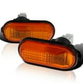 thumbnail image 1 of Spec-D Tuning Amber Lens Front Side Marker Lights + Bulbs Compatible with Honda Civic 1992-1995 L+R Pair Assembly, 1 of 5