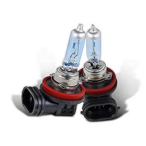 Spec-D Tuning BH-H8H-DK H8 35W 12V 4200K Halogen Head Lamp Low Beam Fog Light Bulbs Pair
