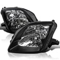 thumbnail image 1 of Spec-D Tuning Black Bezel Headlights Compatible with 1997-2001 Honda Prelude L+R Pair Head Light Lamp Assembly, 1 of 6