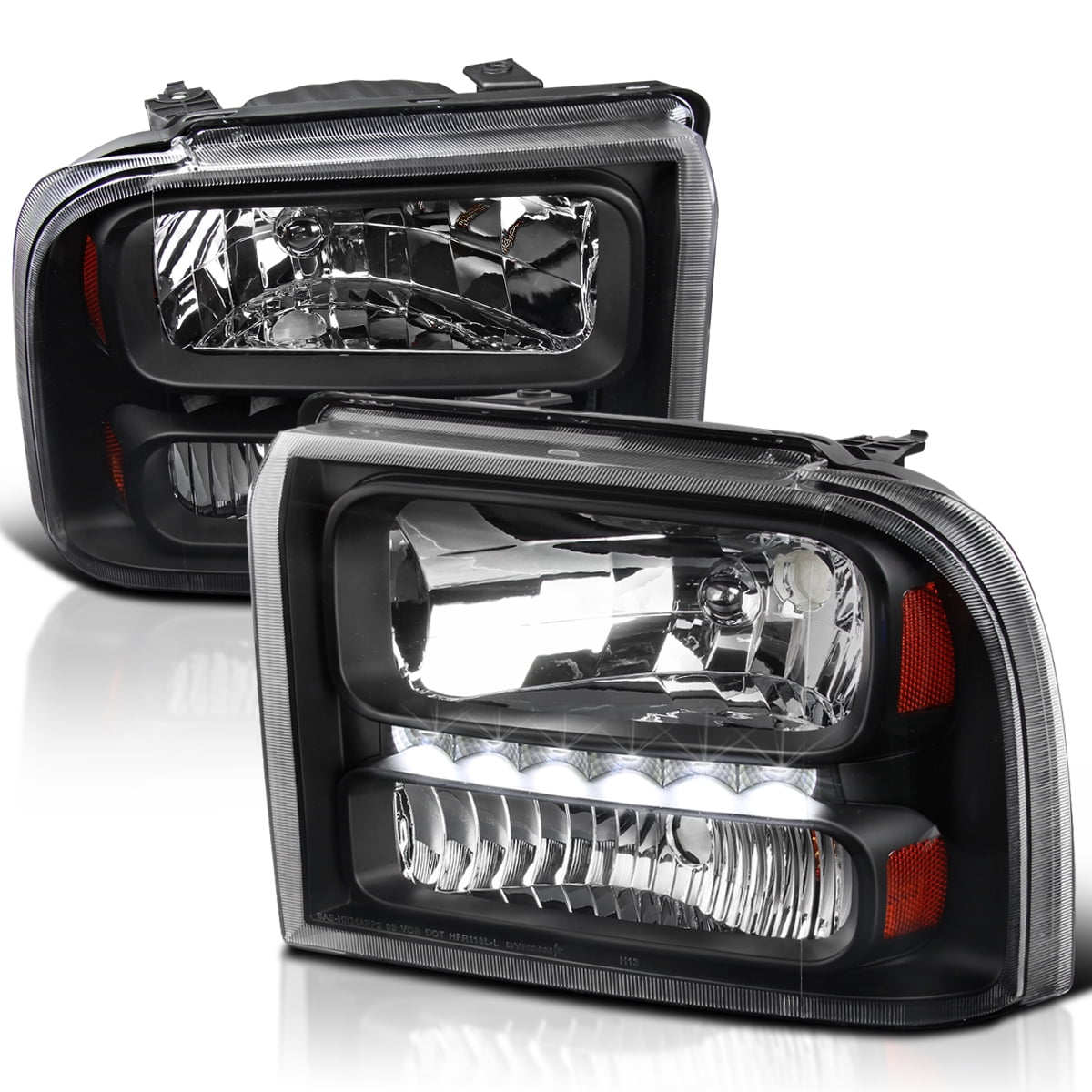 LED DRL Headlight Assembly for Ford F250-F350 Super Burundi