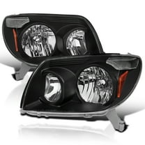 Spec-D Tuning Black Headlights Compatible with 2003-2005 Toyota 4Runner, Left   Right Head Lamps Assembly