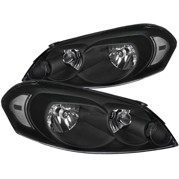 Spec D Tuning LH-IPA06JM-RS Black Headlights for 2006-2007 Chevrolet Monte Carlo