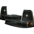 thumbnail image 1 of Spec-D Tuning Black Housing Clear Lens Bumper Corner Lights Compatible with 1998-2000 Ford Ranger L+R Pair Assembly, 1 of 7