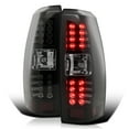 thumbnail image 1 of Spec-D Tuning Black Housing Clear Lens LED Tail Lights Compatible with 2007-2012 Chevy Avalanche, Left + Right Pair Assembly, 1 of 7