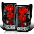 thumbnail image 1 of Spec-D Tuning Black Housing Clear Lens Tail Lights Compatible with 2004-2015 Nissan Titan without Utility Bed, Left + Right Pair Assembly, 1 of 7