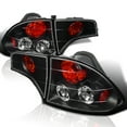 thumbnail image 1 of Spec-D Tuning Black Housing Clear Lens Tail Lights Compatible with 2006-2011 Honda Civic Sedan 4 Door, Left + Right Pair Assembly, 1 of 7