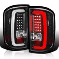 thumbnail image 1 of Spec-D Tuning Black LED Bar Tail Lights Compatible with 2014-2018 GMC Sierra 1500, 2014-2018 GMC Sierra 2500HD, 2014-2018 GMC Sierra 3500HD, Left + Right Pair Assembly, 1 of 7