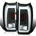 thumbnail image 1 of Spec-D Tuning Black LED Bar Tail Lights Compatible with 2015-2020 GMC Yukon Denali SLE SLT, 2015-2020 GMC Yukon XL Denali SLE SLT, Left + Right Pair Assembly, 1 of 8
