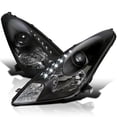 thumbnail image 1 of Spec-D Tuning Black LED Projector Headlights Compatible with 2000-2005 Toyota Celica, Left + Right Pair Headlamps Assembly, 1 of 7