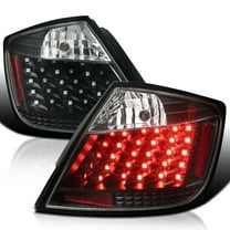 Spec-D Tuning Black LED Tail Lights Compatible with 2004-2010 Scion tC, Left   Right Pair Assembly