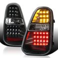thumbnail image 1 of Spec-D Tuning Black LED Tail Lights Compatible with 2005-2006 Mini Cooper S, Left + Right Pair Assembly, 1 of 7