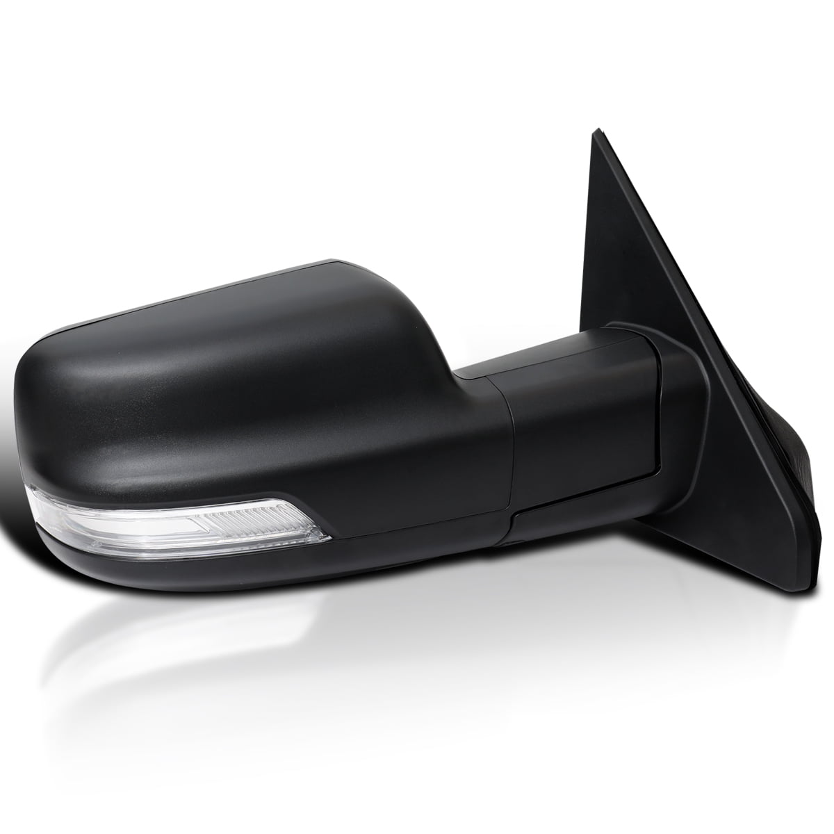 Spec-D Tuning Black Power Fold Heated + LED Signal + Blind Spot Monitor Right Passenger Side Mirror Compatible with 2019-2024 Ram 1500, Left + Right Pair