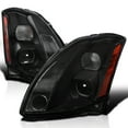 thumbnail image 1 of Spec-D Tuning Black Projector Headlights Compatible with 2004-2006 Nissan Maxima, Left + Right Pair Headlamps Assembly, 1 of 7