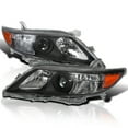 thumbnail image 1 of Spec-D Tuning Black Projector Headlights Compatible with 2010-2011 Toyota Camry All, Left + Right Pair Headlamps Assembly, 1 of 5