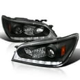 thumbnail image 1 of Spec-D Tuning Black Projector Headlights W/ LED Signal Strip Compatible with 2001-2005 Lexus IS300 With Factory Xenon Headlight, Left + Right Pair Headlamps Assembly, 1 of 5