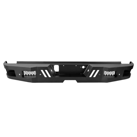 Spec-D Tuning Black Rear Bumper Guard Bar for 2011-2019 Chevy Silverado GMC Sierra 2500 3500 Pickup