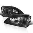 thumbnail image 1 of Spec-D Tuning Black Replacement Headlights Compatible with 1994-1998 Ford Mustang L+R Pair Head Light Lamp Assembly, 1 of 6