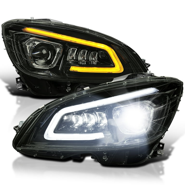 Spec-D Tuning Black Smoke Full LED Projector Headlights w