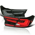 thumbnail image 1 of Spec-D Tuning Black Smoke LED Sequential Tail Lights w/ White Light Strips and Startup Animation Compatible with 2018-2022 Honda Accord 4Dr Sedan, Left + Right Pair Assembly, 1 of 5