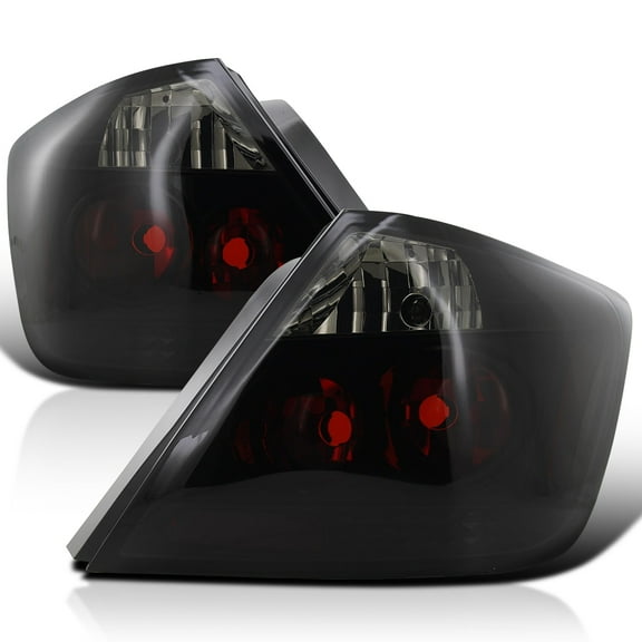 Spec-D Tuning Black Smoke Tail Lights Compatible with 2004-2010 Scion tC, Left + Right Pair Assembly