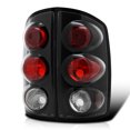 thumbnail image 1 of Spec-D Tuning Black Tail Lights Compatible with 2002-2006 Dodge Ram 1500/2500/3500, Left + Right Pair Assembly, 1 of 7