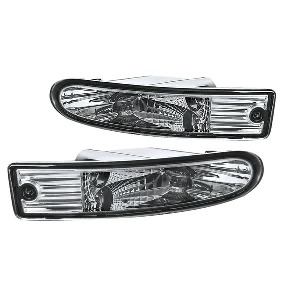 Spec-D Tuning Bumper Lights for 2000-2002 Mitsubishi Eclipse Turn Signal Lamps Left + Right Pair