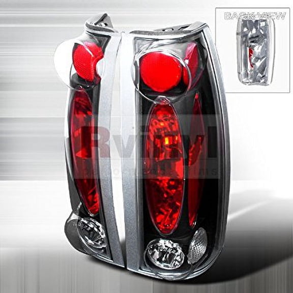 Spec-D Tuning Cadillac Escalade 1999 2000 Altezza Tail Lights - Black