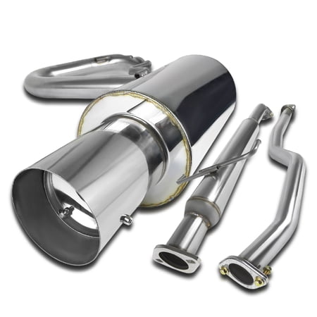 Spec-D Tuning Catback Exhaust System Compatible with 2005-2010 Scion tC Stainless Steel