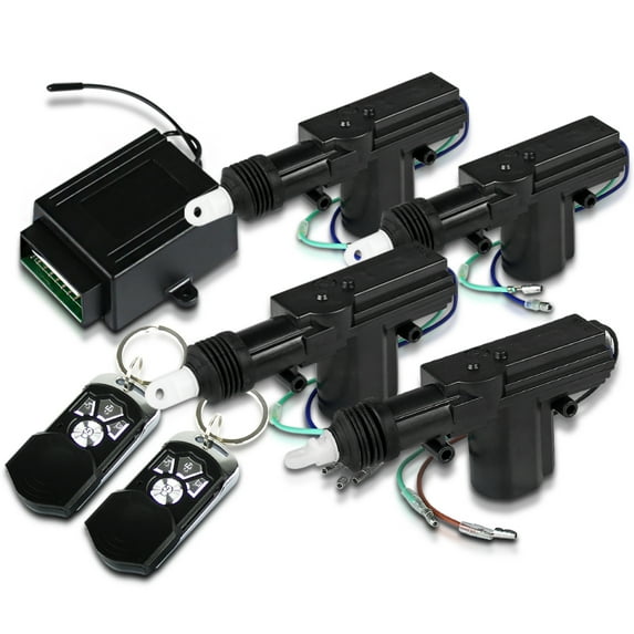 Spec-D Tuning Central Power Lock/ Unlock Car Entry Keyless Remote Kit for 2 4 Door