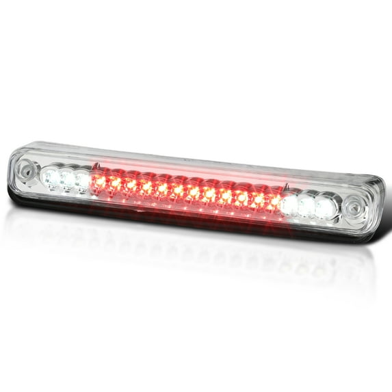 Spec-D Tuning Chrome Clear LED 3rd Brake Light Compatible with 1994-1999 Chevy C/K 1500 2500 3500, 2000 Chevy C/K 2500 3500