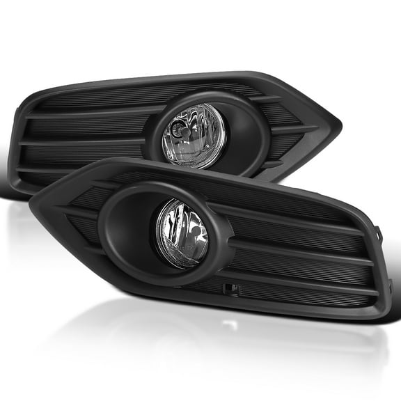 Spec-D Tuning Chrome Driving Fog Lights + H8 Bulbs + Switch Compatible with 2019-2020 Honda HR-V HRV L+R Pair Assembly