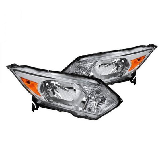 Spec D Tuning  Chrome Euro Head Lights for 2015-2018 Honda HR-V