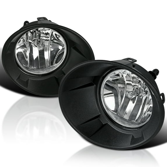 Spec-D Tuning Chrome Fog Lights + Bulbs + Switch Compatible with 2010-2013 Chevy Camaro